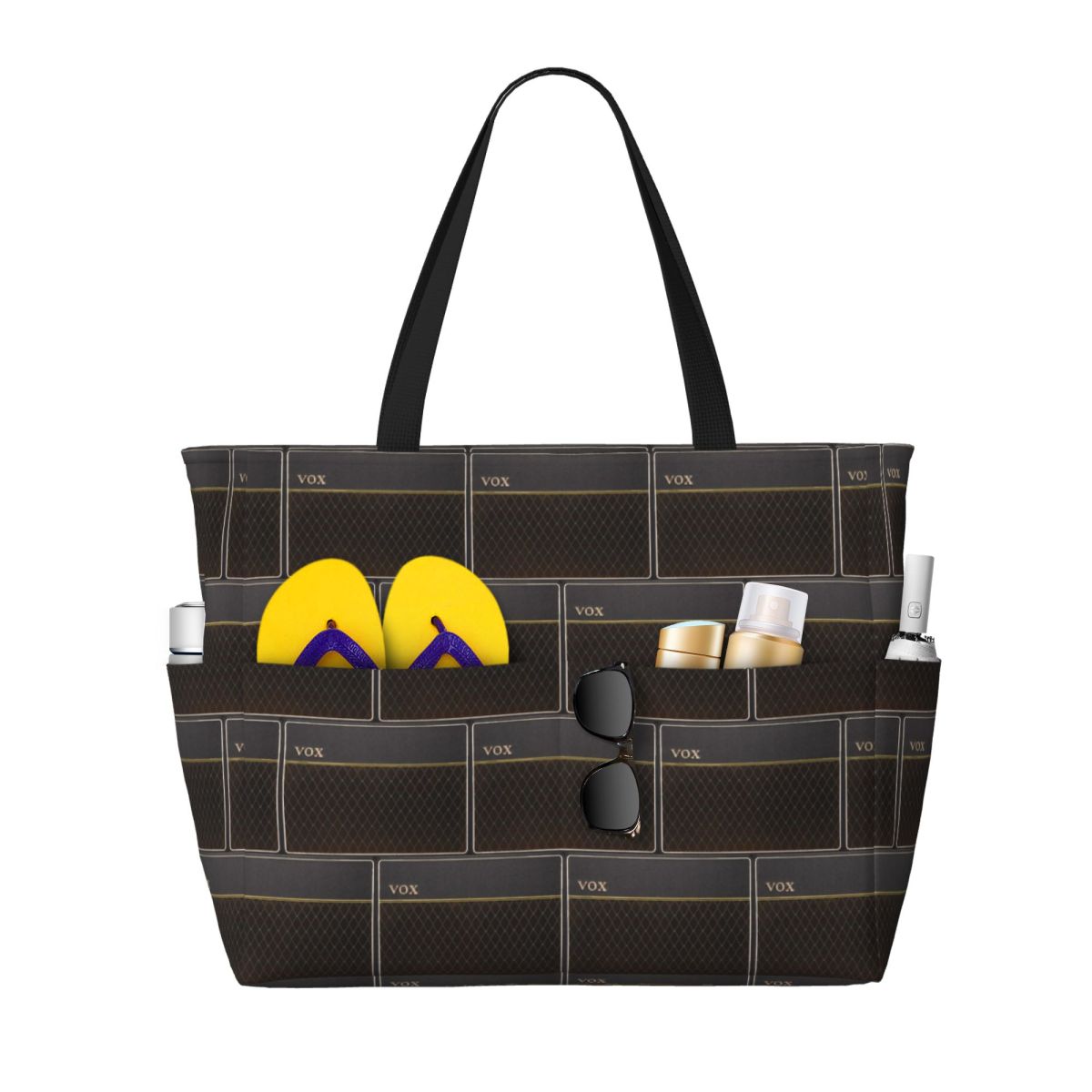 Tote Bag Beach - Сумка-тоут Vox AC30 Amplifier Sticker50 для