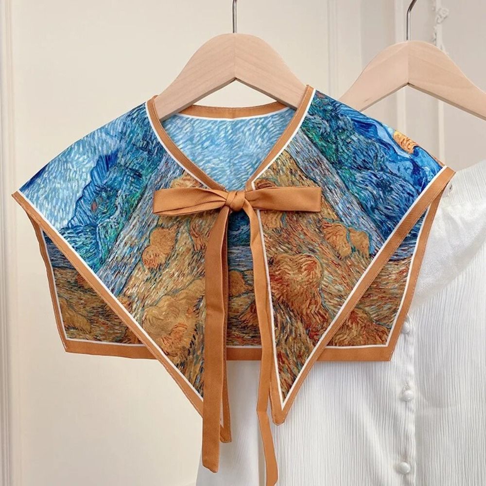 Blouse Off Shoulder - Цветочный узор, рубашка, искусственный воротник, модное