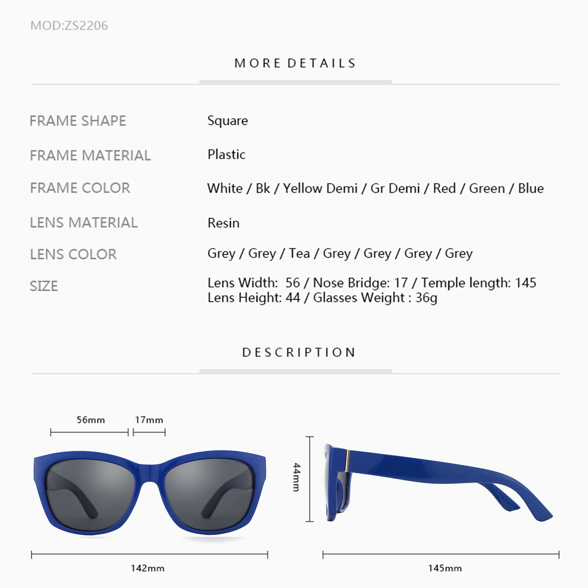 BLUEMOKY большие солнцезащитны – обзор и цена Sunglasses Cat Eye