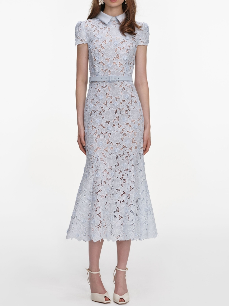 Сексуальное синее платье миди  – обзор и цена Midi Skirt Floral