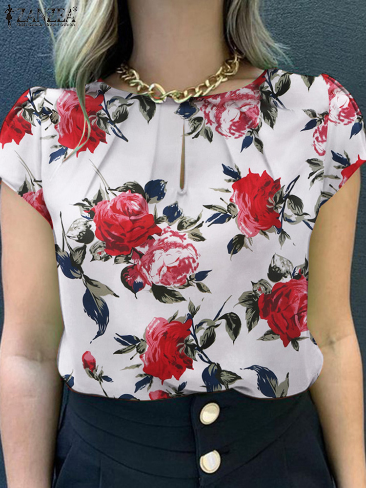 ZANZEA, летняя богемная блузка – обзор и цена Romper Floral Print